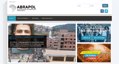 Desktop Screenshot of abrapol.org.br