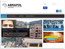 Tablet Screenshot of abrapol.org.br